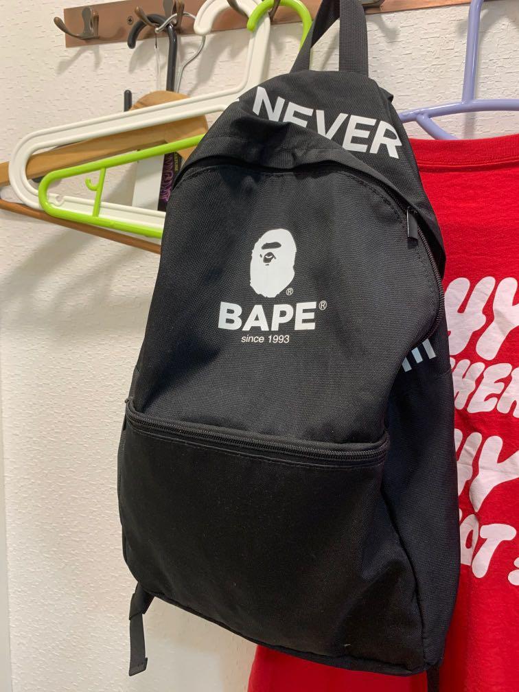 A Bathing Ape Backpack (BAPE) - Ape shall never kill - Depop