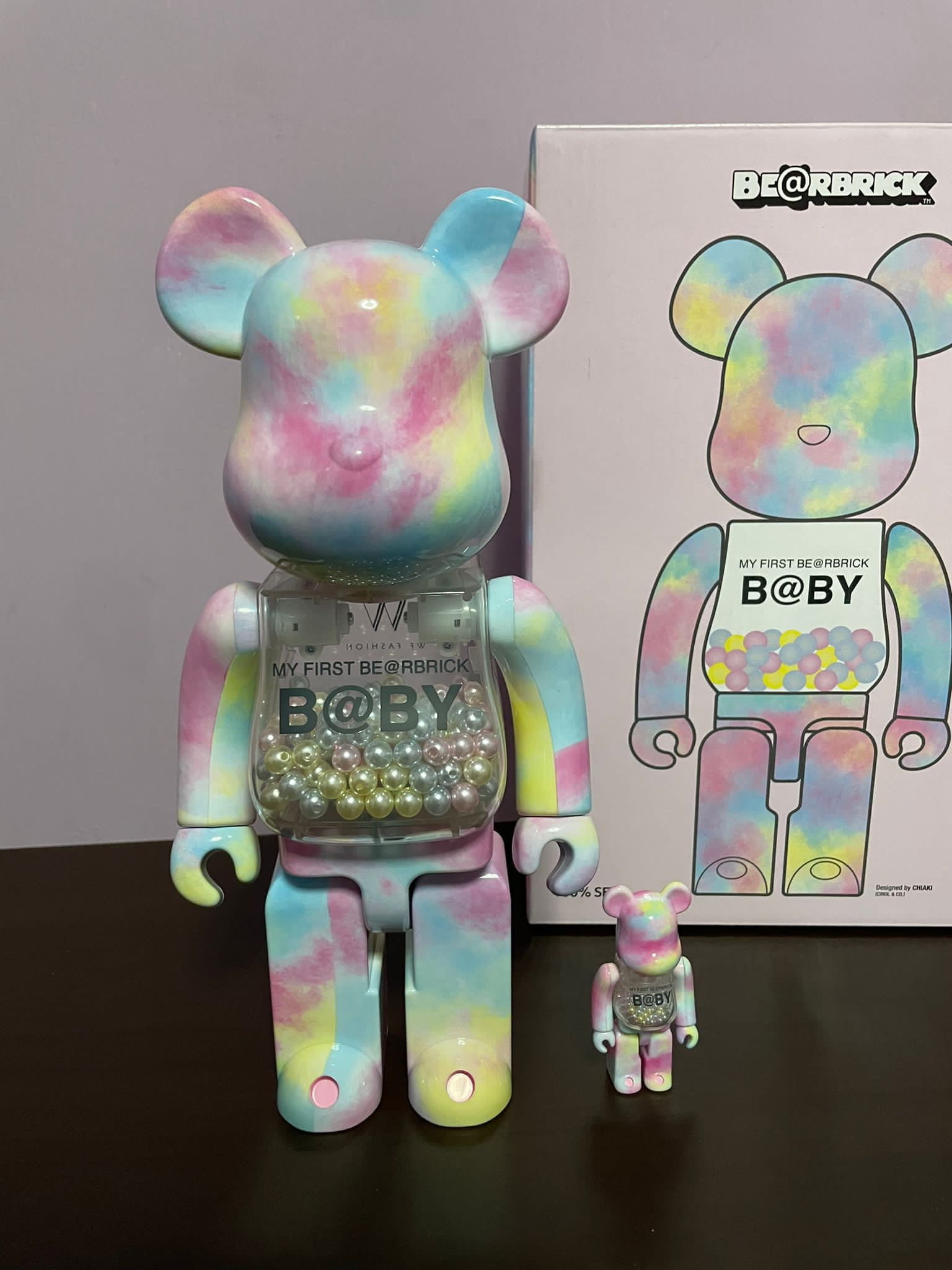Be@rbrick, First Baby 2021 Macau Exclusive (400% + 100%) Bearbrick, Hobbies   Toys, Toys  Games on Carousell