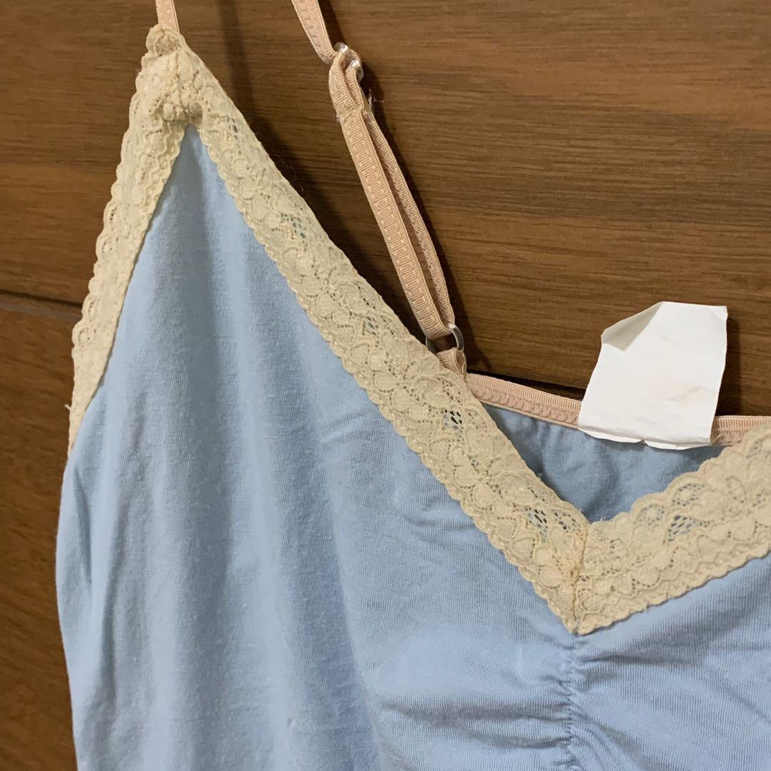 blue cami top (Category: Shirts) located in Paranaque City. Submitted by _decluttered (Listing ID 1114123571, Image 2). Description: — thrifted! mop: gcash, cod mod: ggx .