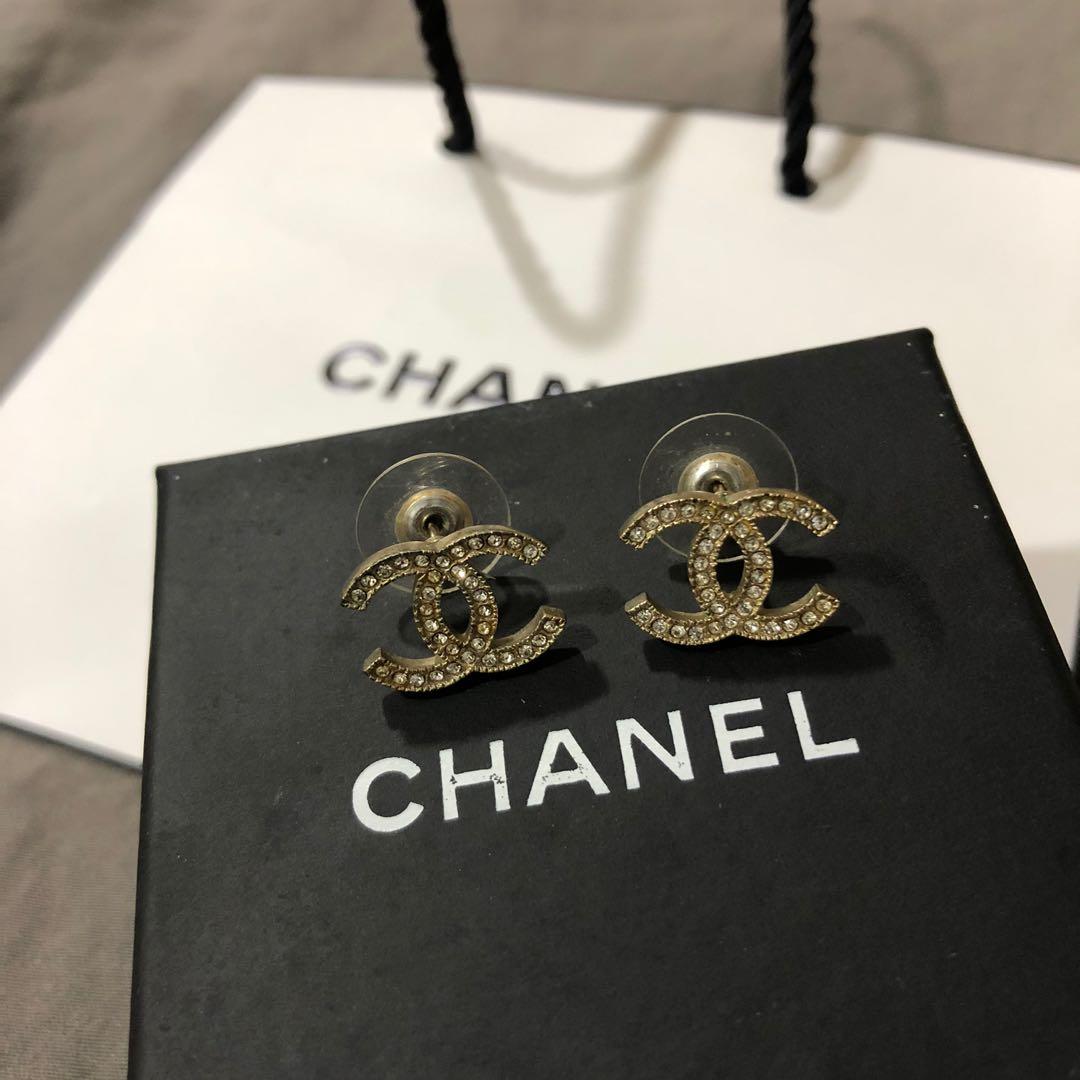 Chanel double C earrings