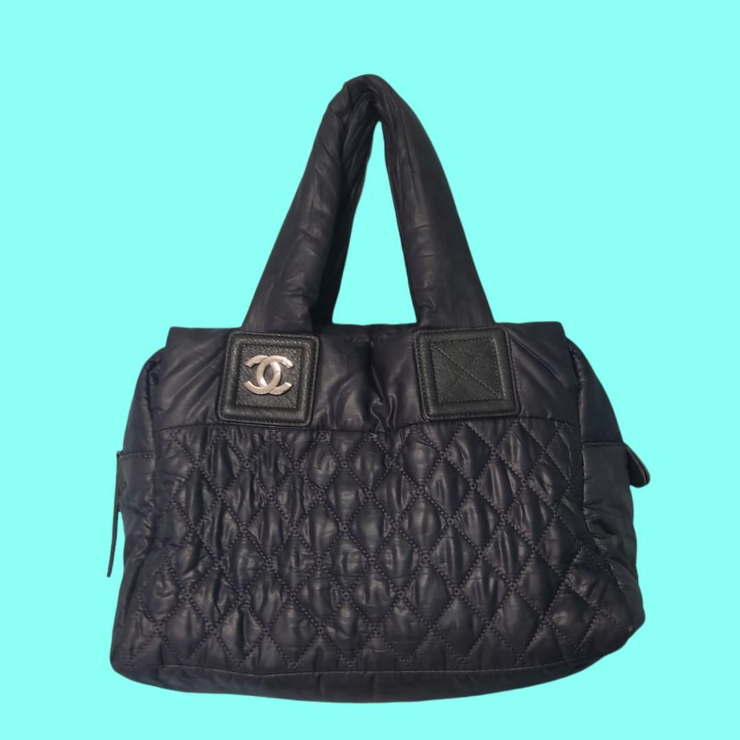 Black Quilted Chanel Style Clutch  NKD Naked Italian Bags