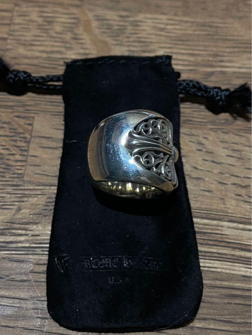 CHROME HEARTS CLASSIC OVAL RING, 名牌, 飾物及配件- Carousell