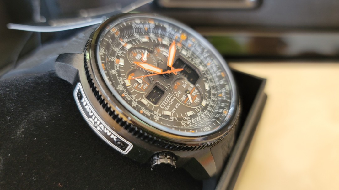 全新CITIZEN JY8035-04E Promaster Navihawk A-T Eco Drive (光動能