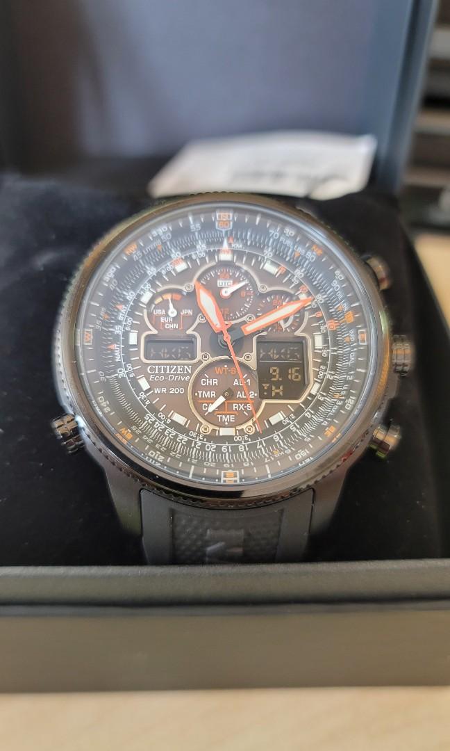 全新CITIZEN JY8035-04E Promaster Navihawk A-T Eco Drive (光動能