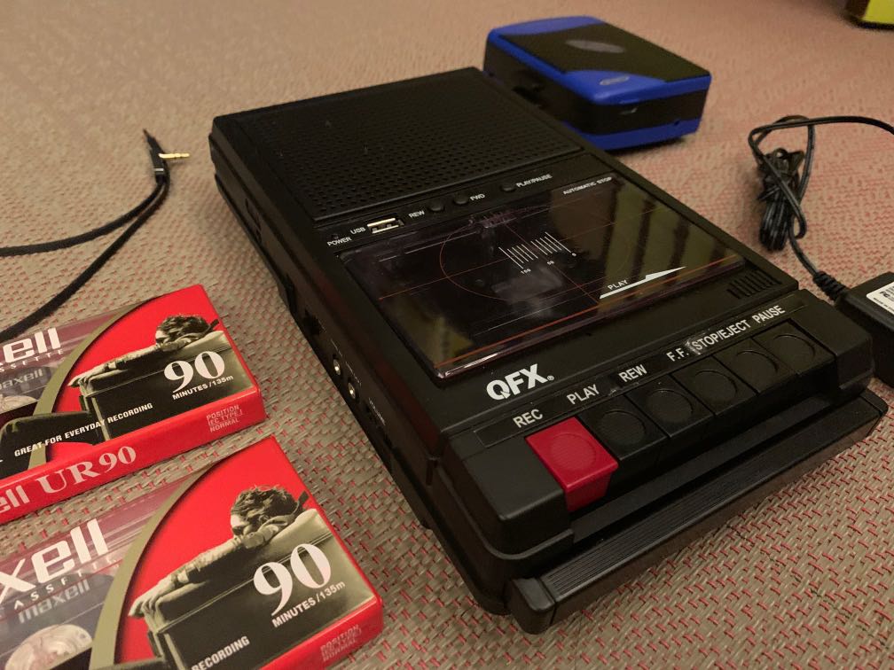 CLEARANCE!! VINTAGE QFX Shoe Box Cassette Player & Free Another Walkman  Player, Audio, Portable Music Players on Carousell