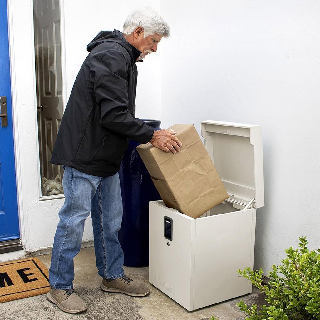 Clevermade LockBox package locker protects your deliveries from