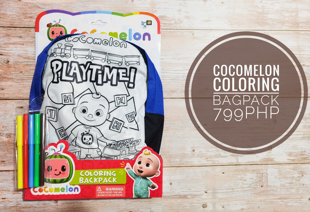 Cocomelon Coloring Bagpack, Hobbies & Toys, Toys & Games on Carousell