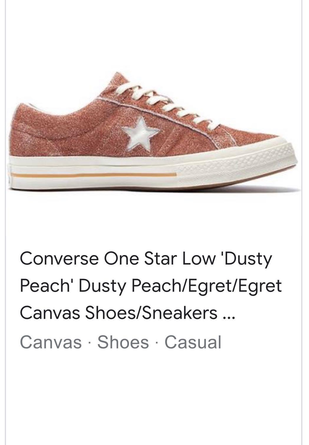 Converse One Star Cali Suede Dusty Peach low