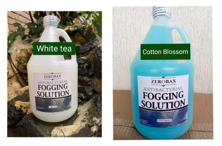 Fogging Solution / Disinfectant (Category: Sanitizers & Disinfectants) located in Pasay City. Submitted by christiangenir (Listing ID 1114110376, Image 2). Description: ** OPEN FOR RESELLERS & BULK ORDERS!!! ** ZeroBax Antibacterial Fogging Solution Available scents: * Fresh Bamboo * Moroccan * Cotton Blossom * Citronella * White tea (350 - BULK PRICE) LOCATION: PASIG CITY / QC... PM ME FOR MORE INFO...