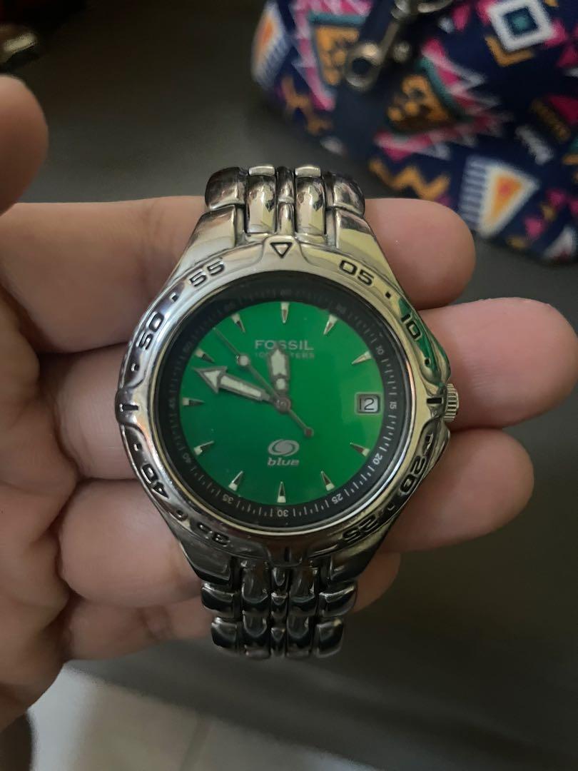 Fossil Blue, Men's Fashion, Watches \u0026 Accessories, Watches on Carousell
