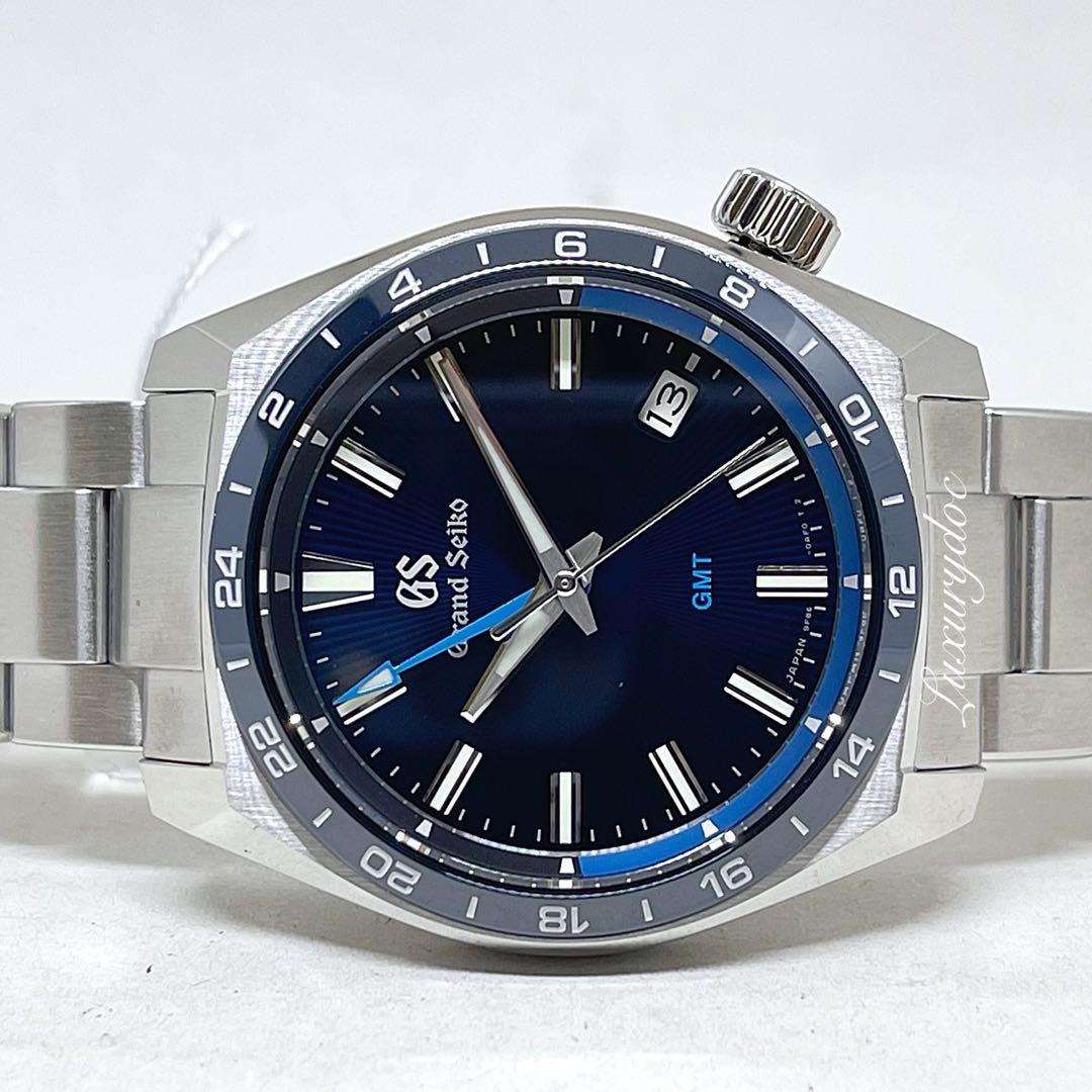  GRAND SEIKO SPORT COLLECTION QUARTZ GMT BLUE DIAL 40MM SBGN021  SBGN021G, Luxury, Watches on Carousell