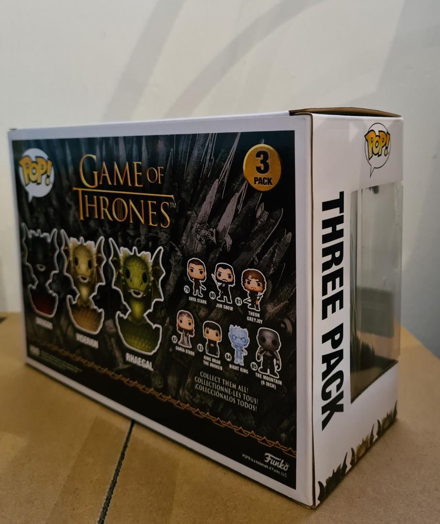 Funko POP Game Of Thrones Dragons 3 Pack DROGON VISERION