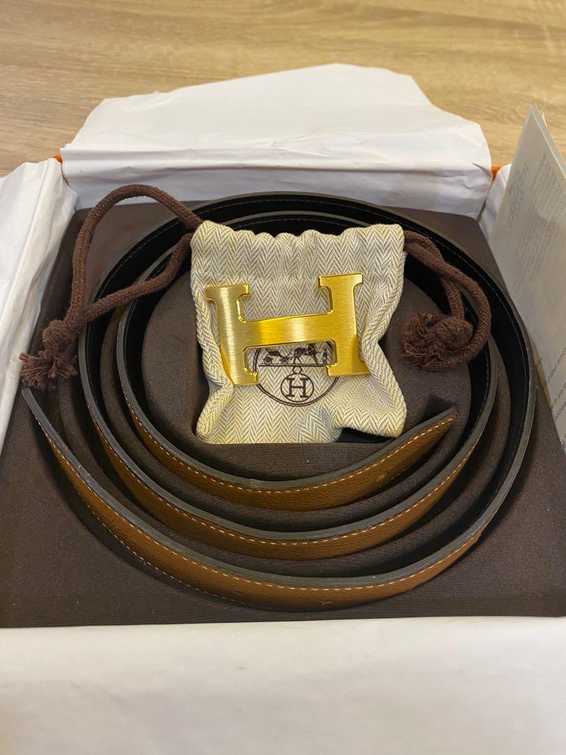 HERM S Cuir Seul H Belt 32mm