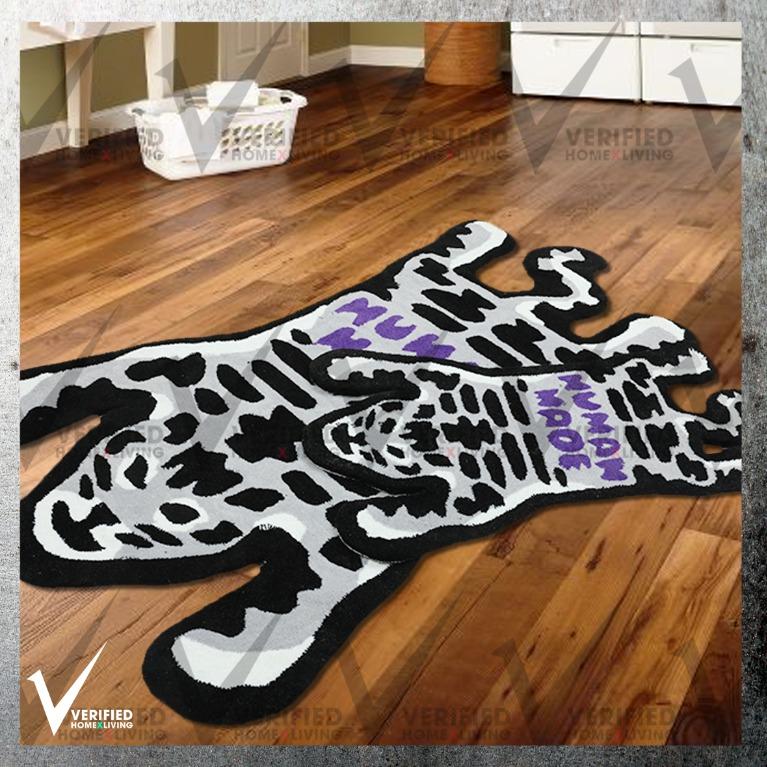 Human made tiger carpets, Furniture & Home Living, Home Decor, Carpets,  Mats & Flooring on Carousell