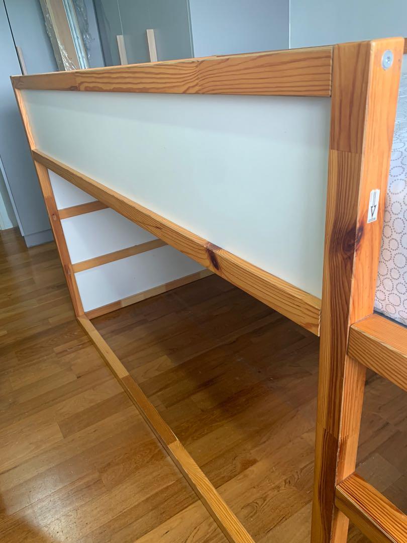IKEA KURA Reversible Bunk Bed (Bedframe only), Furniture & Home