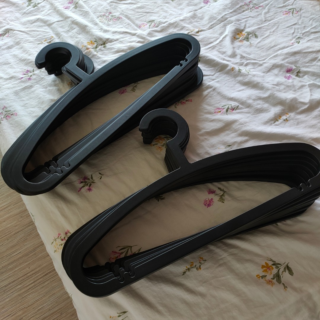 IKEA Clothes Hangers Black Attic Storage, Furniture & Home Living