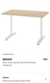 Ikea Bekant Half Circle Desk Table In White Oak Furniture Home Living Tables Sets On Carou Ikea Bekant Half Circle Desk Table In, Small Round Office Table Ikea