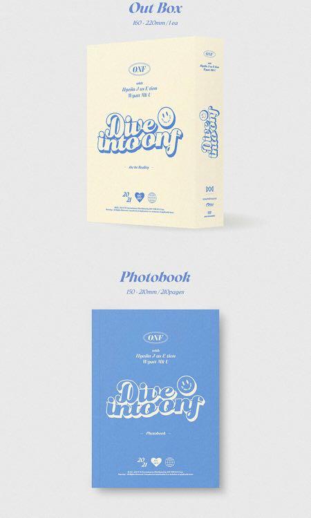 ONF The 1st Reality Dive Into ONF 韓國版3 DVD + Photobook +