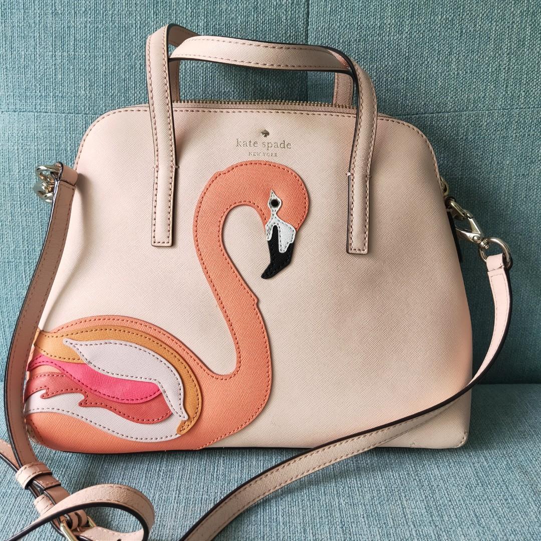 Kate super Spade Flamingo Grainy Small tote