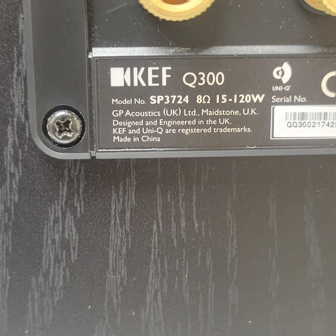 KEF Q300 書架喇叭bookshelf speakers, 音響器材, Soundbar、揚聲器 