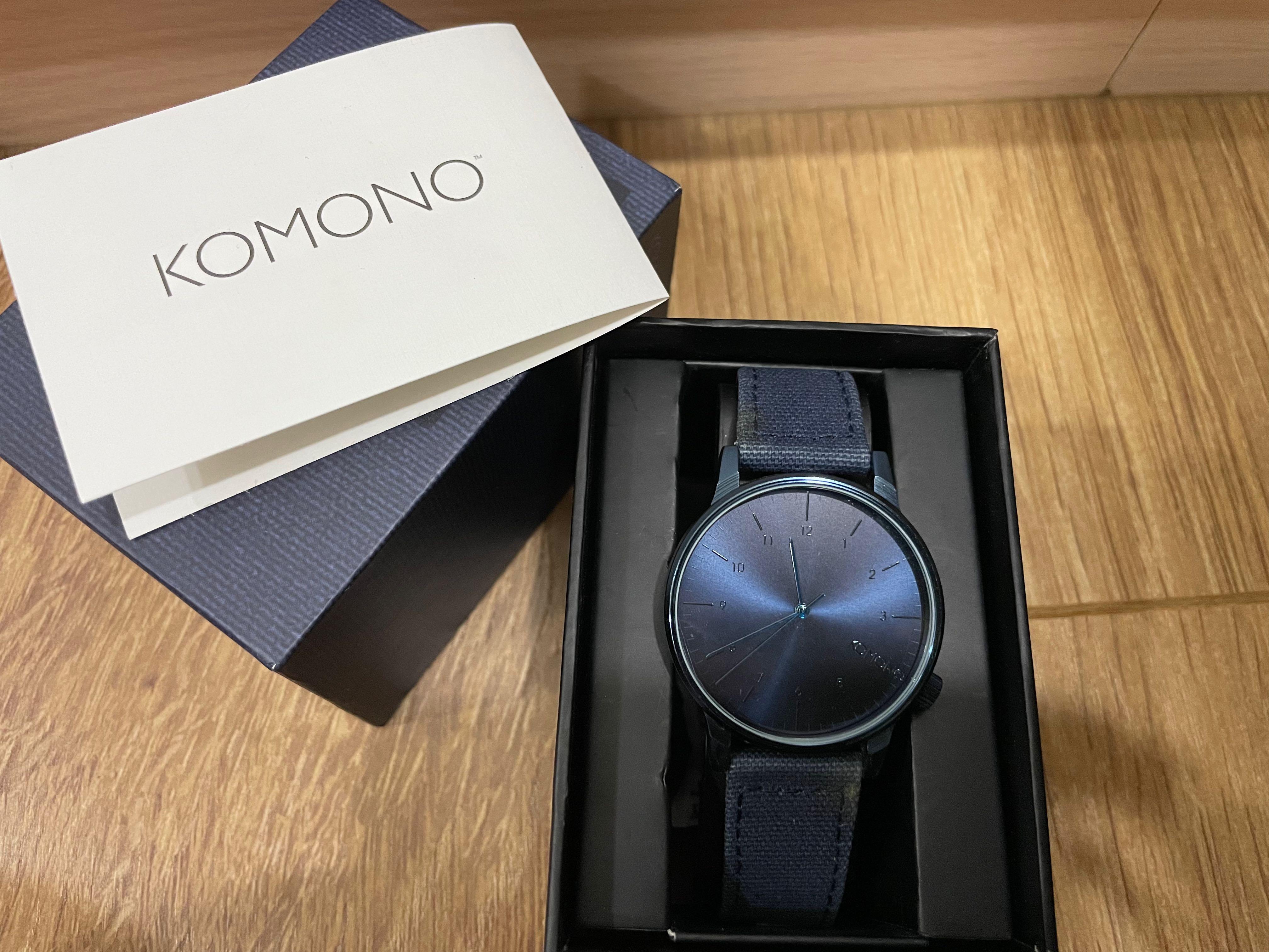 KOMONO Winston Regal 腕錶-海洋藍/41mm, 手機及配件, 智慧穿戴裝置及