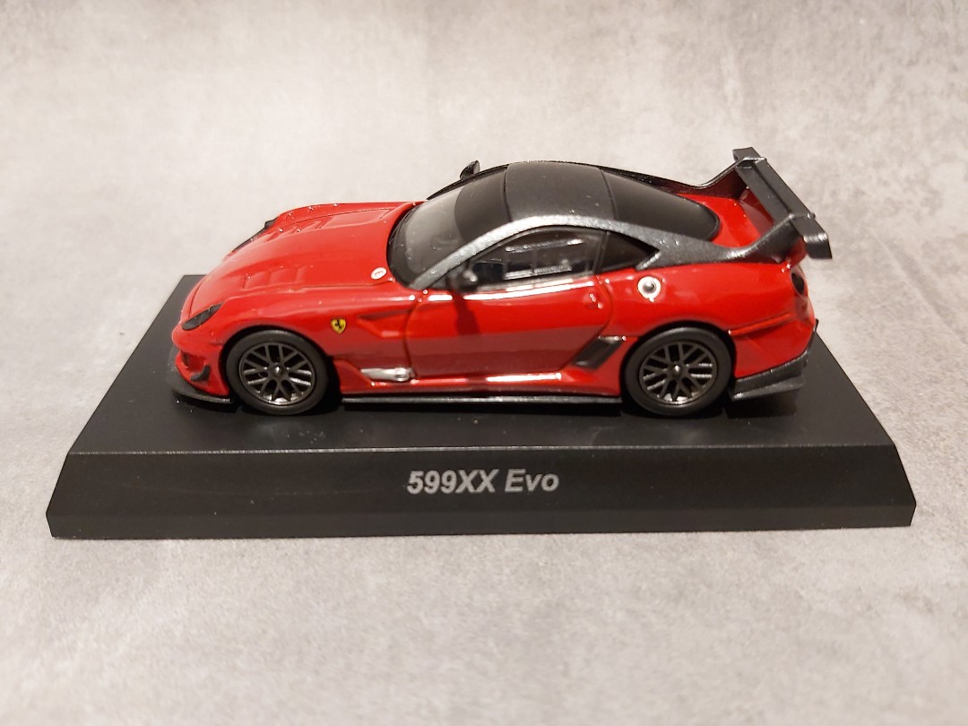 Kyosho 1:64 Ferrari 599XX Evo, 興趣及遊戲, 玩具& 遊戲類- Carousell