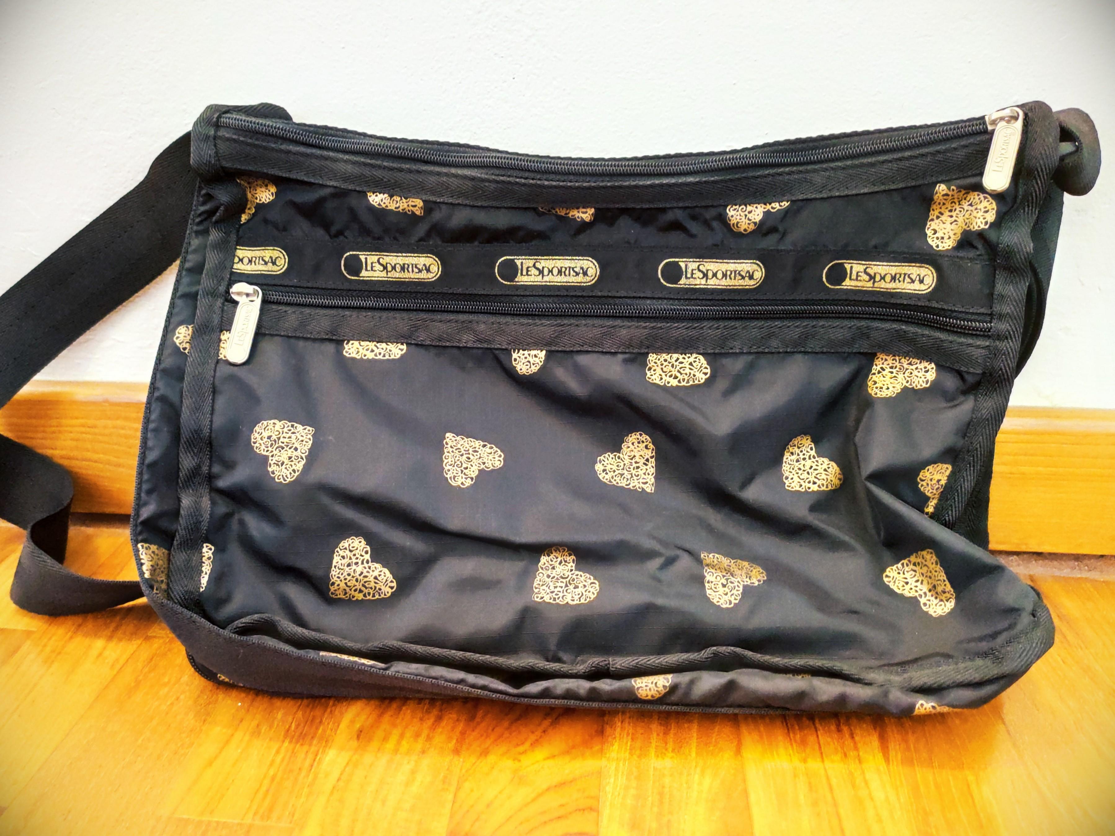 Lesportsac crossbody black cheap