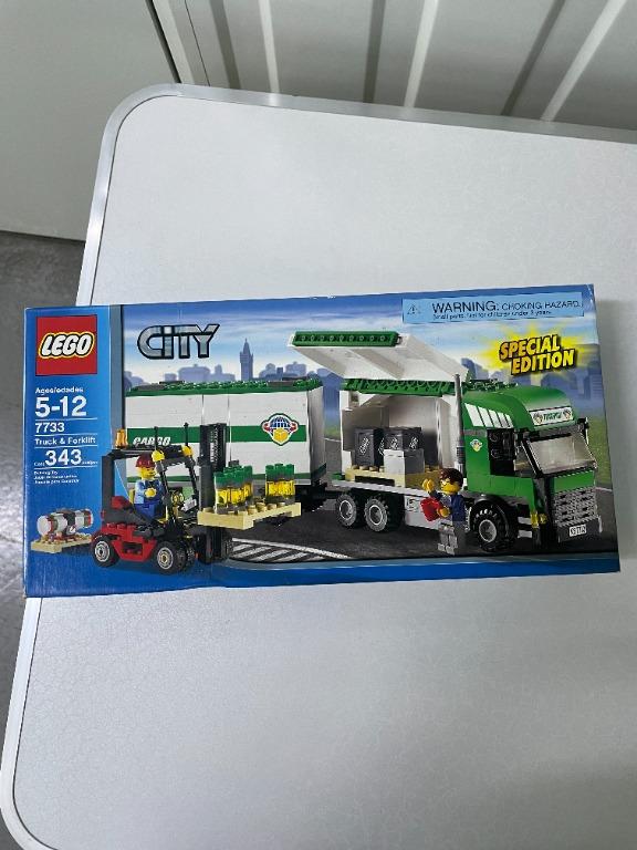 Lego city 7733 hot sale truck & forklift
