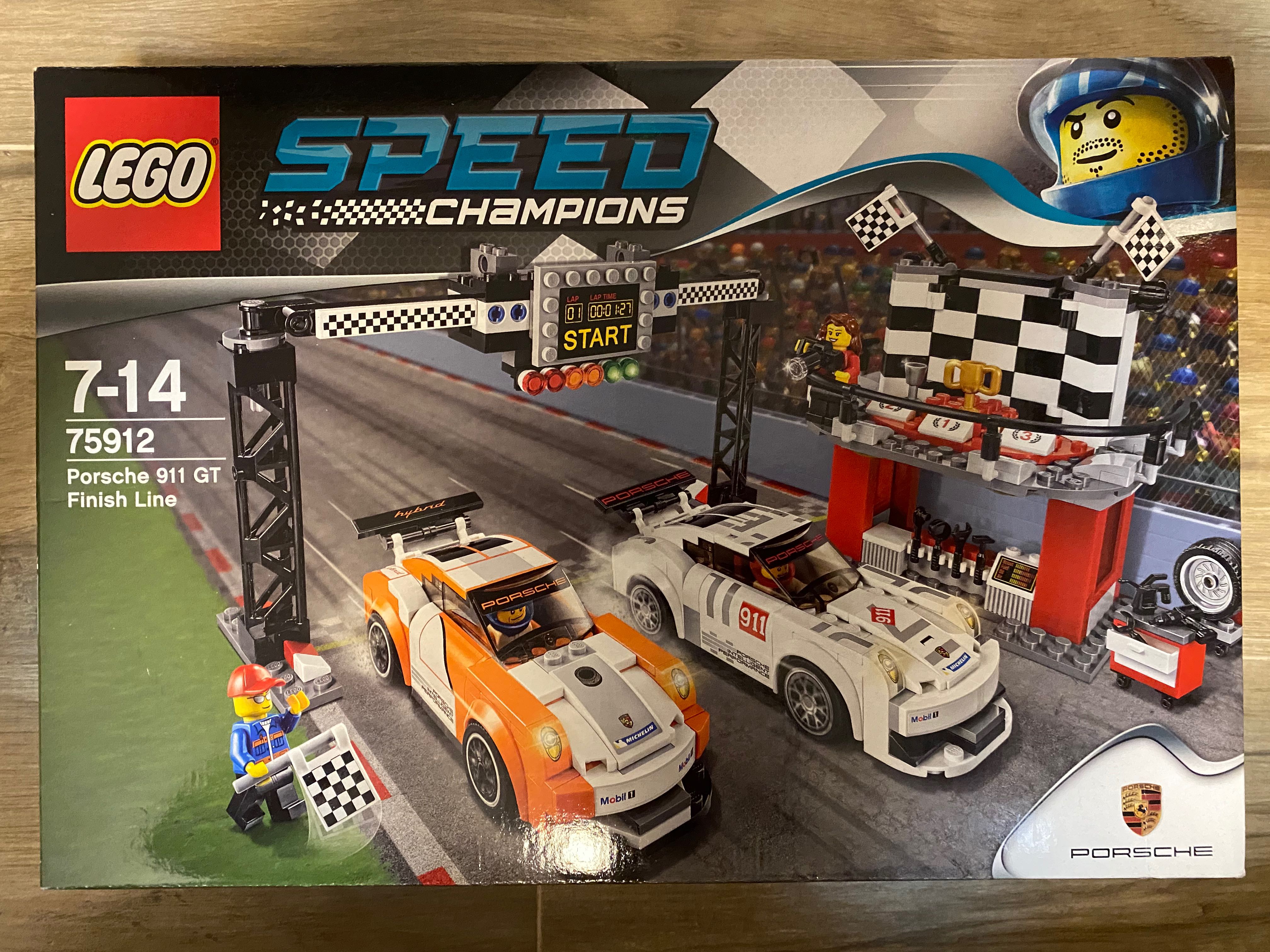 Lego Speed Champions 75912 Porsche 911 GT Finish Line 樂高