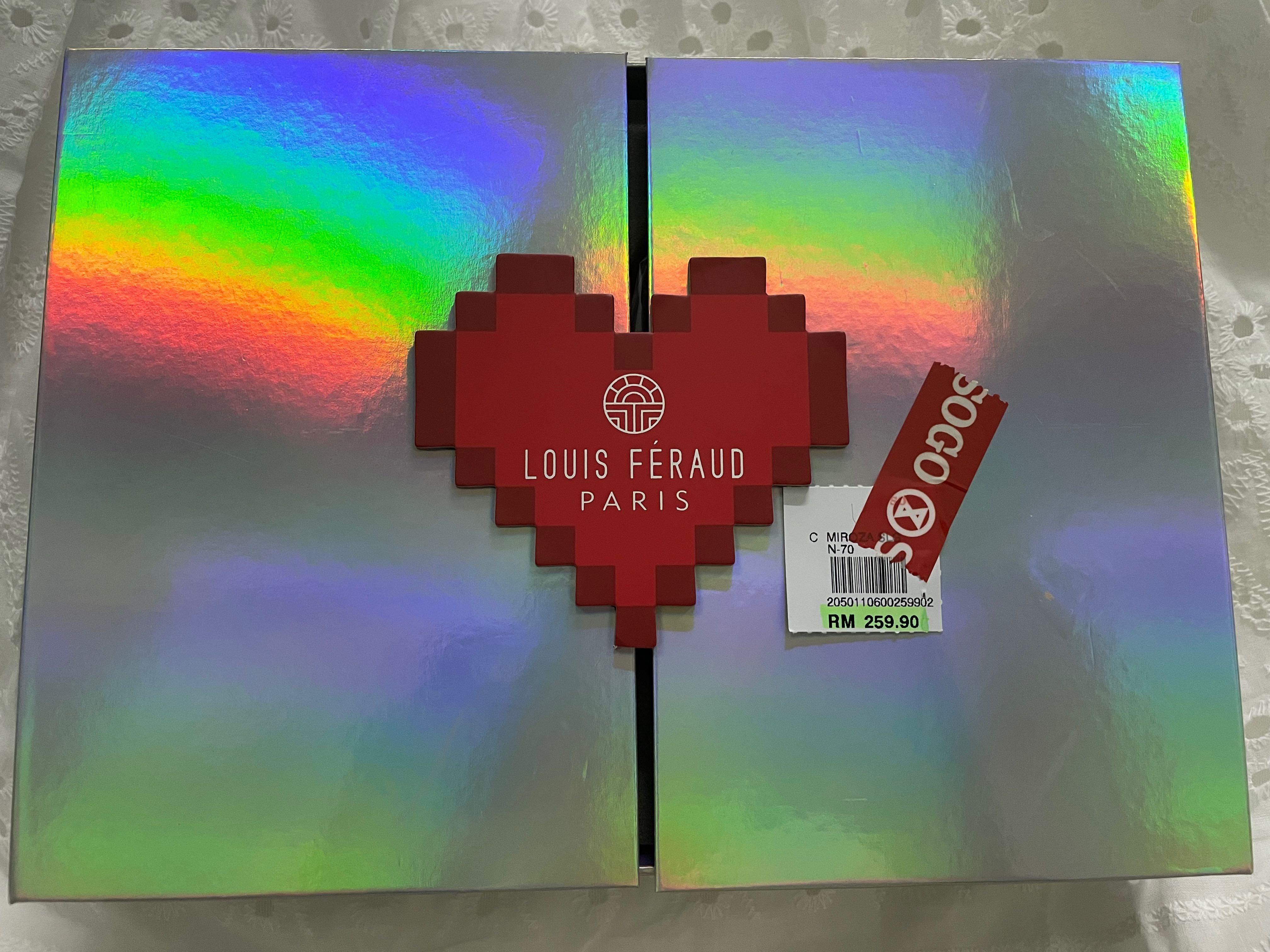 New Louis Feraud Paris Mens Leather Wallet