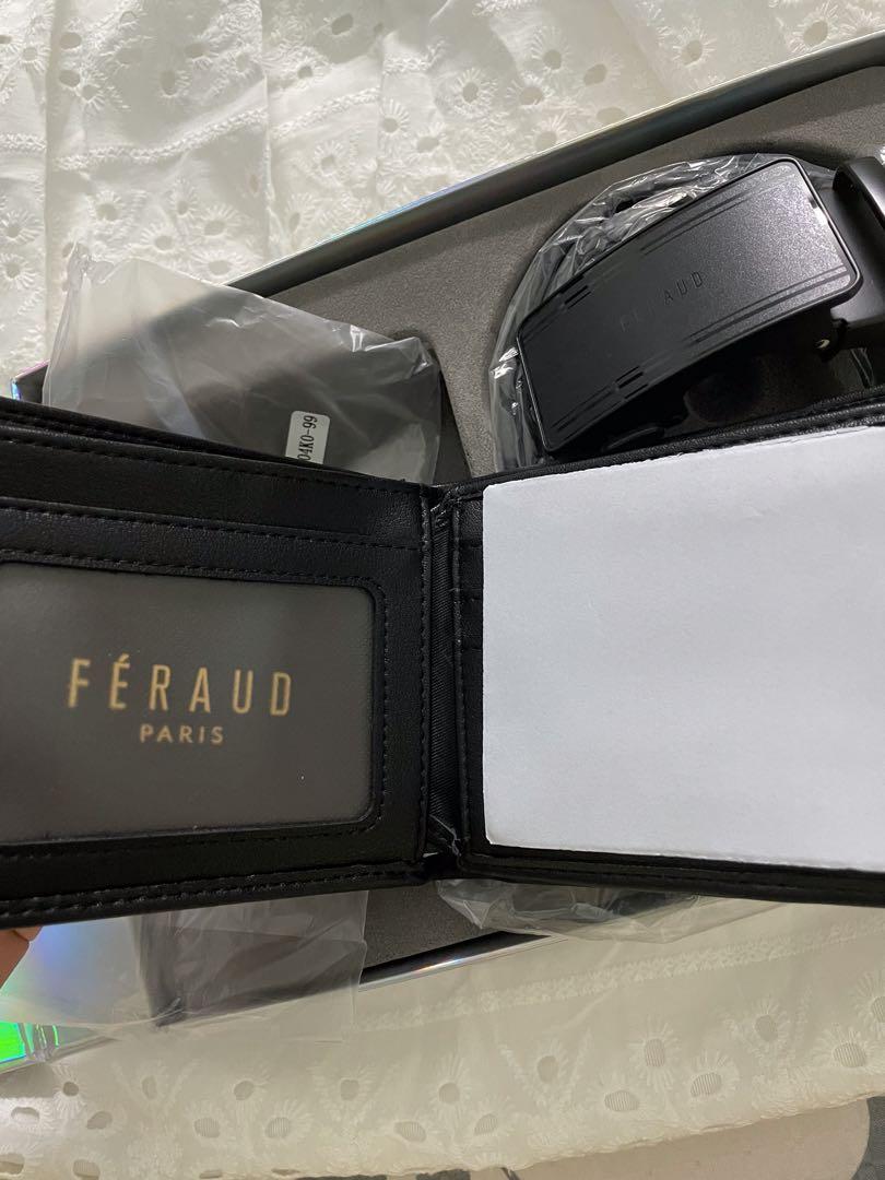 Louis Feraud Paris Wallet & Belt Gift Set, Men's Fashion, Watches &  Accessories, Wallets & Card Holders on Carousell