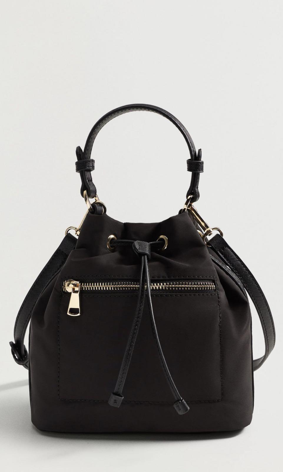 MANGO Nylon bucket bag