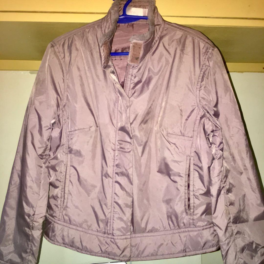 Mango Winter Jacket (Category: Coats, Jackets and Outerwear) located in Taguig. Submitted by aaaaaaaik (Listing ID 1114013662, Image 1). Description: Mango Pale Pink winter jacket with side pockets Fits M-Small Rfs, decluttering.