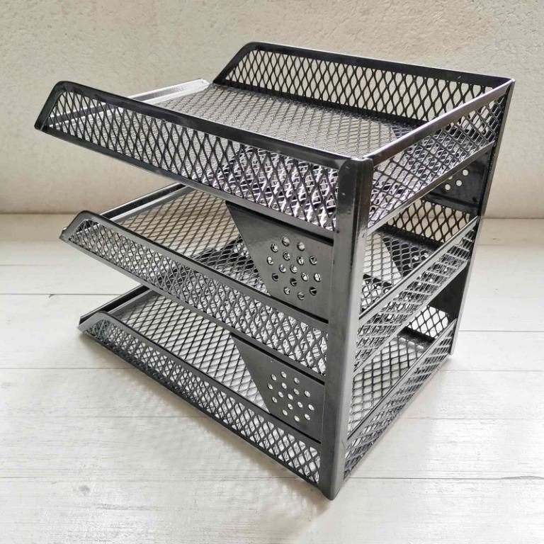Metal Desk Organizer Tray Filing Three (3) LayerHeavy Duty Quality