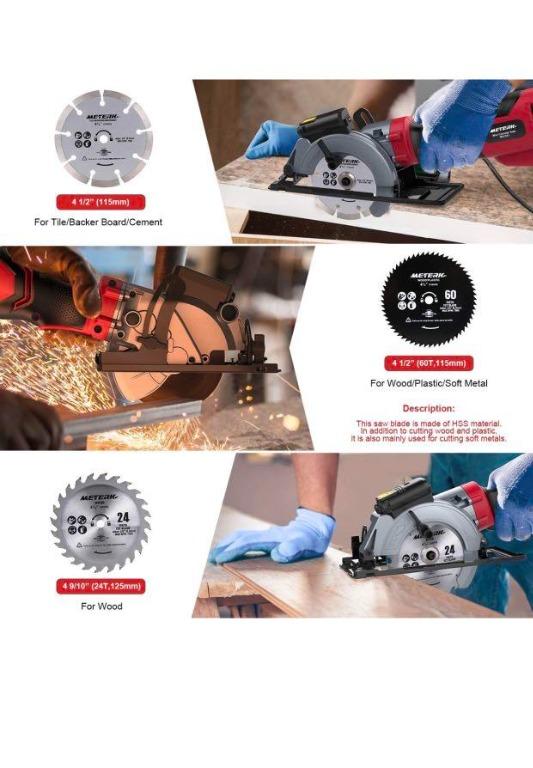 Meterk mini store circular saw