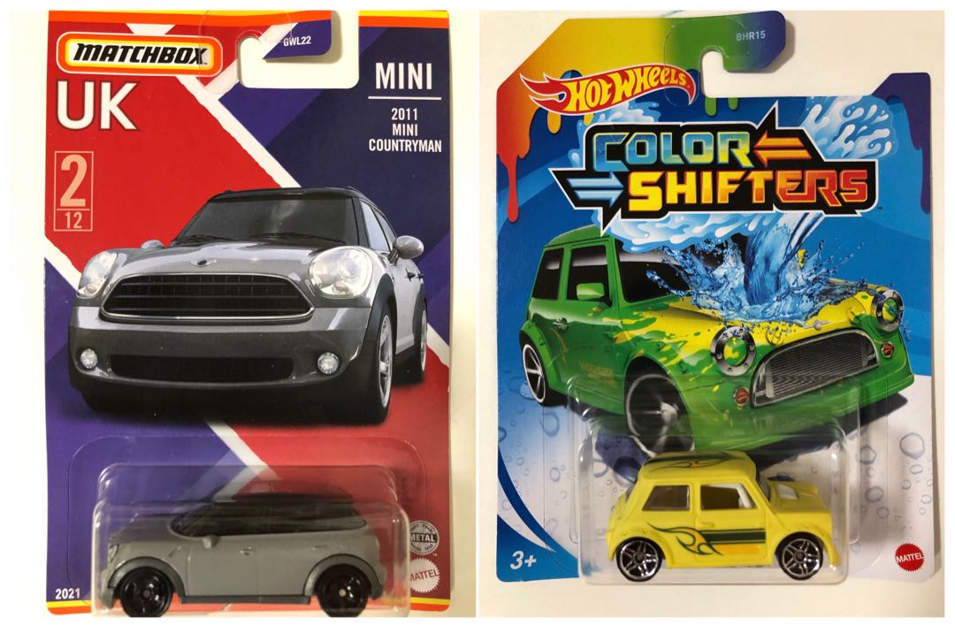 Mini Cooper Morris Countryman Color Shifter Matchbox Hotwheels Hot Wheels Hobbies Toys Toys Games on Carousell