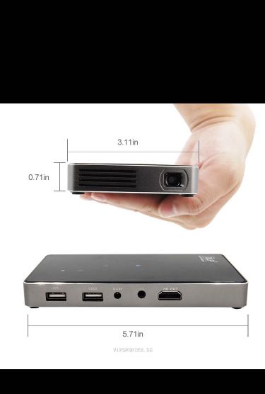 Mini portable projector (P8i 4K smart 