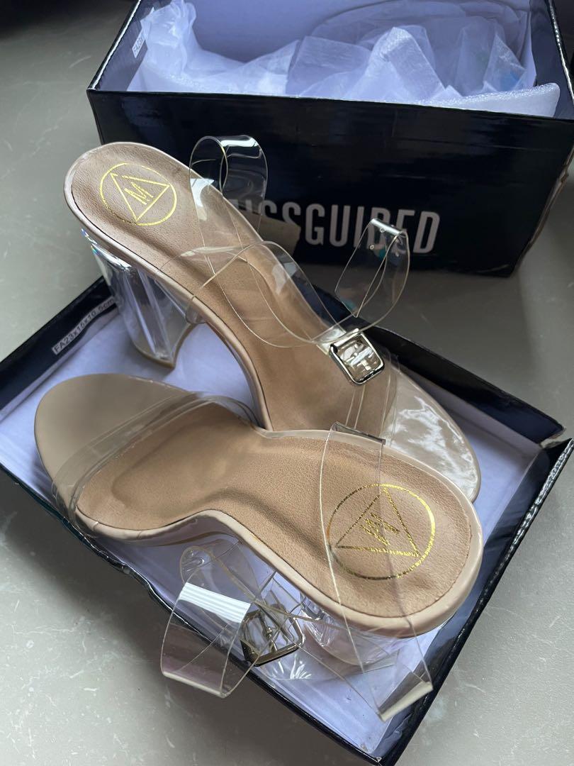 Clear heels best sale missguided