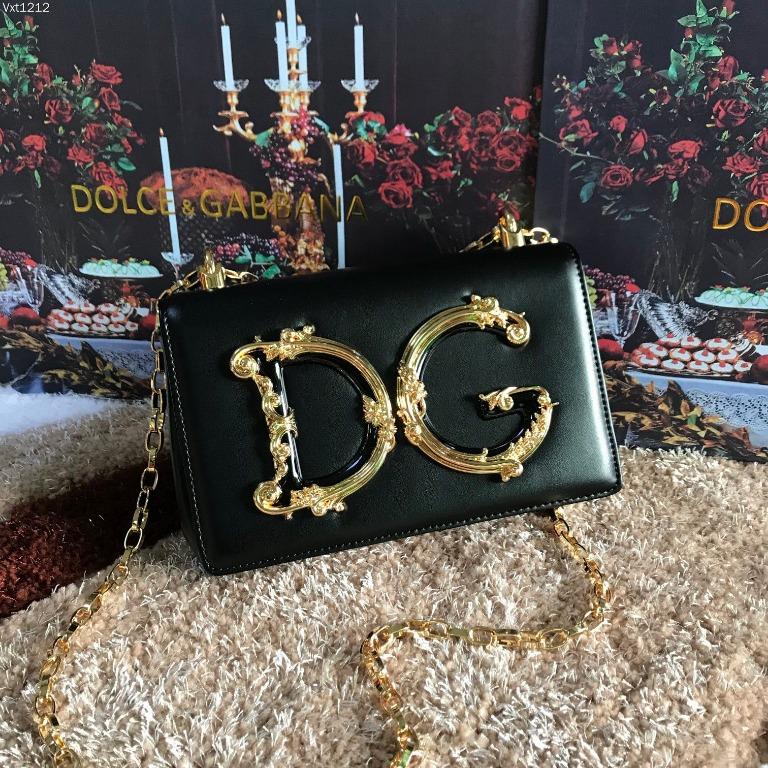 Nappa leather DG Girls shoulder bag Luxury Bags Wallets on