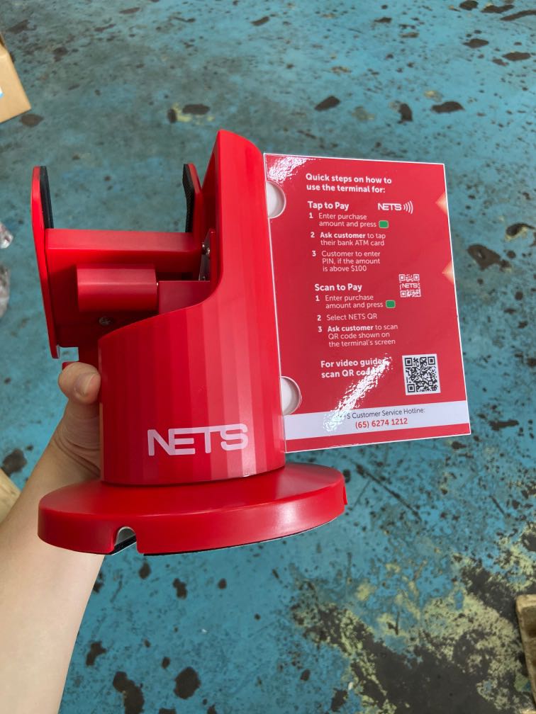 nets card machine / terminal stands rotate, Computers & Tech, Parts ...
