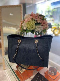 New Chanel Deauville denim tote