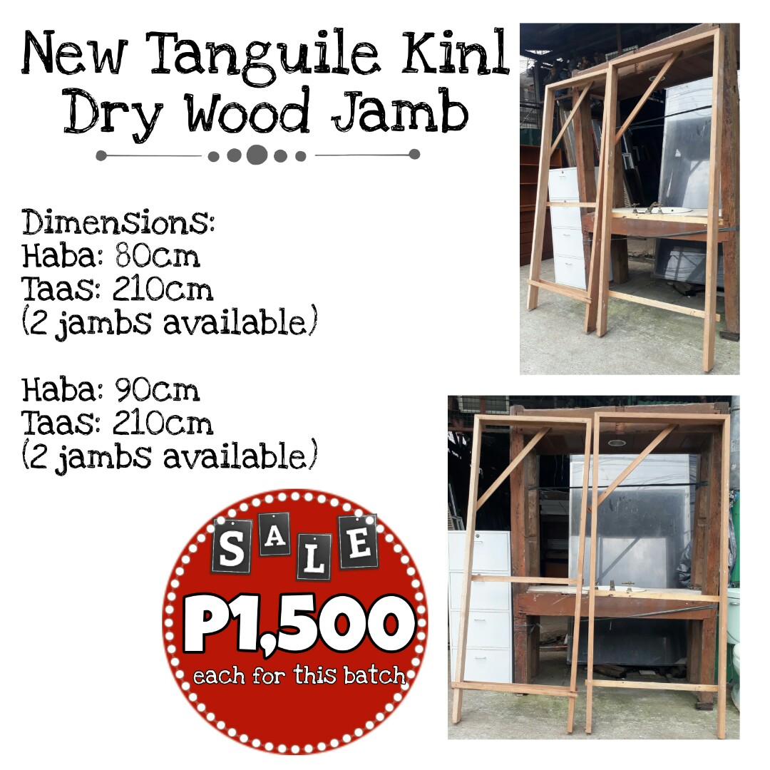 🔥New Tanguile Kinl Dry Wood Jamb🔥, Commercial & Industrial