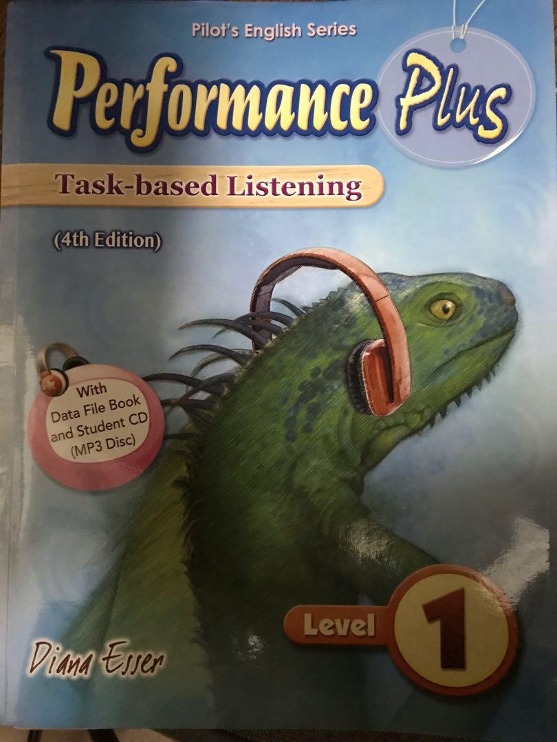 Performance Plus Task-based listening level 1, 興趣及遊戲, 書本 & 文具, 書本及雜誌 ...