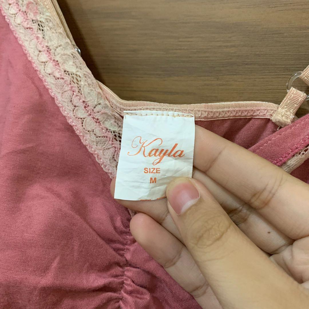pink cami top (Category: Shirts) located in Paranaque City. Submitted by _decluttered (Listing ID 1114123543, Image 3). Description: — thrifted! mop: gcash, cod mod: ggx .
