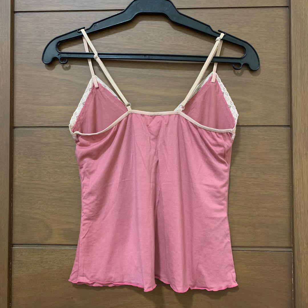 pink cami top (Category: Shirts) located in Paranaque City. Submitted by _decluttered (Listing ID 1114123543, Image 2). Description: — thrifted! mop: gcash, cod mod: ggx .