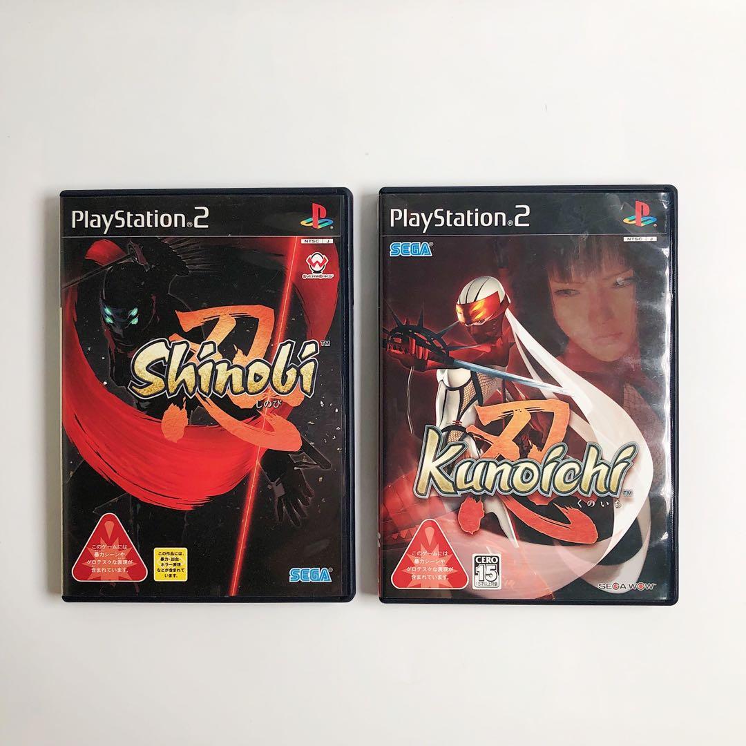 Playstation PS2 Sega Shinobi & Kunoichi (jp ver), Video Gaming, Video  Games, PlayStation on Carousell