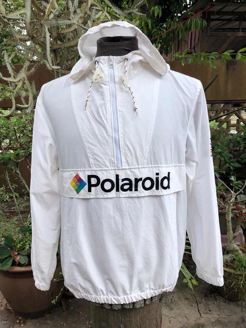 Polaroid hotsell windbreaker white