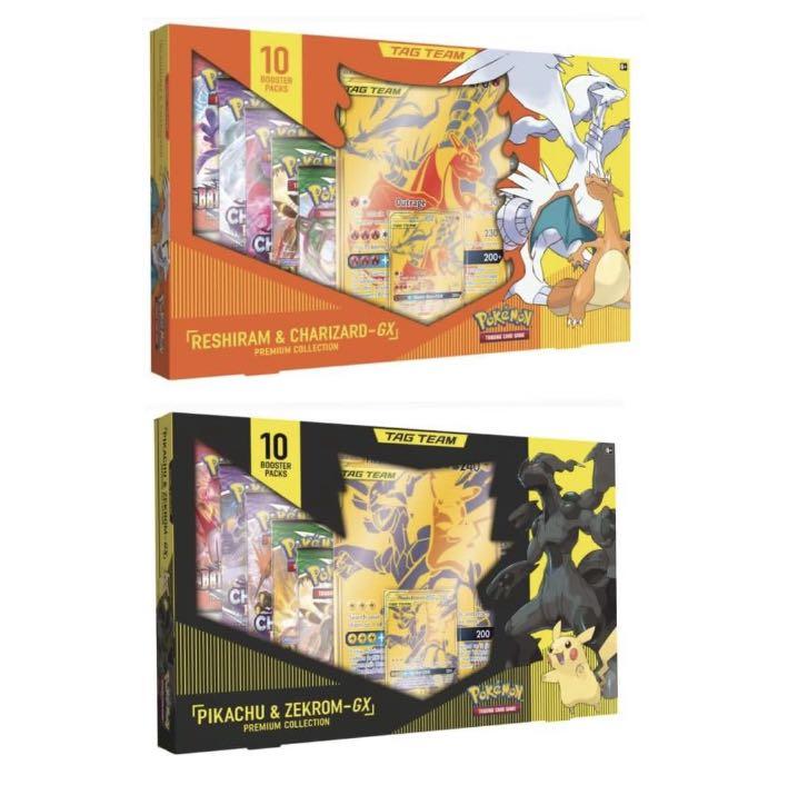 Pokemon - Pikachu & Zekrom / Reshiram & Charizard GX Premium Box