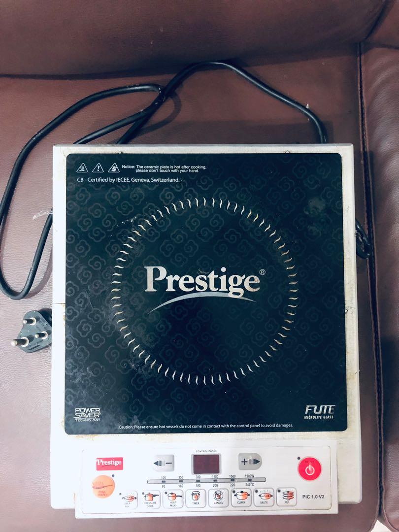 Prestige electric Induction Cooktop Black TV Home Appliances Kitchen Appliances Other Kitchen Appliances on Carousell