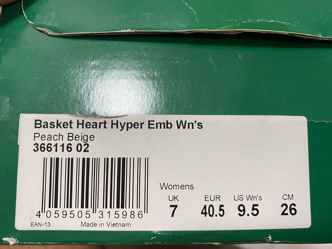 Puma basket heart sale hyper emb wn's
